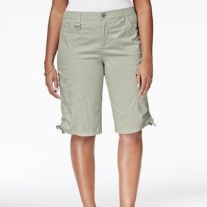 Style & Co. Cargo Bermuda Shorts Stonewall